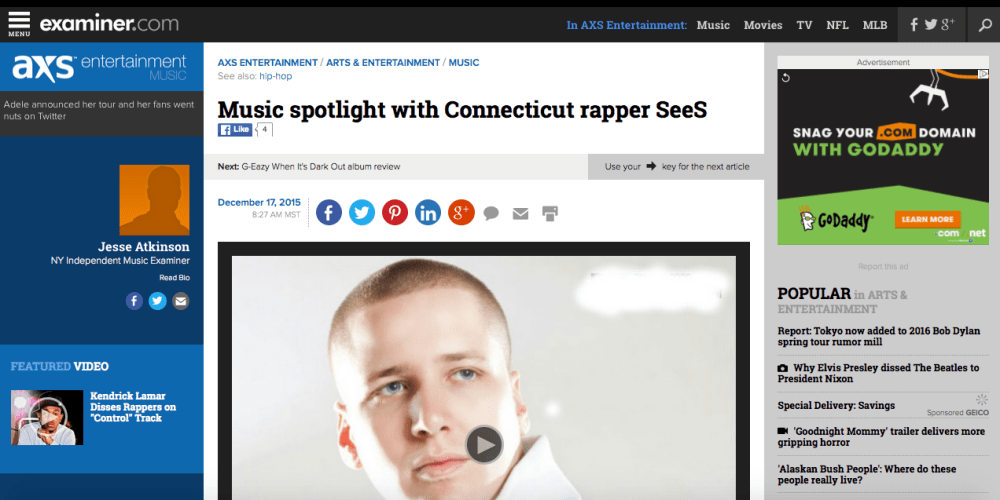 SeeS Interview on Examiner.com